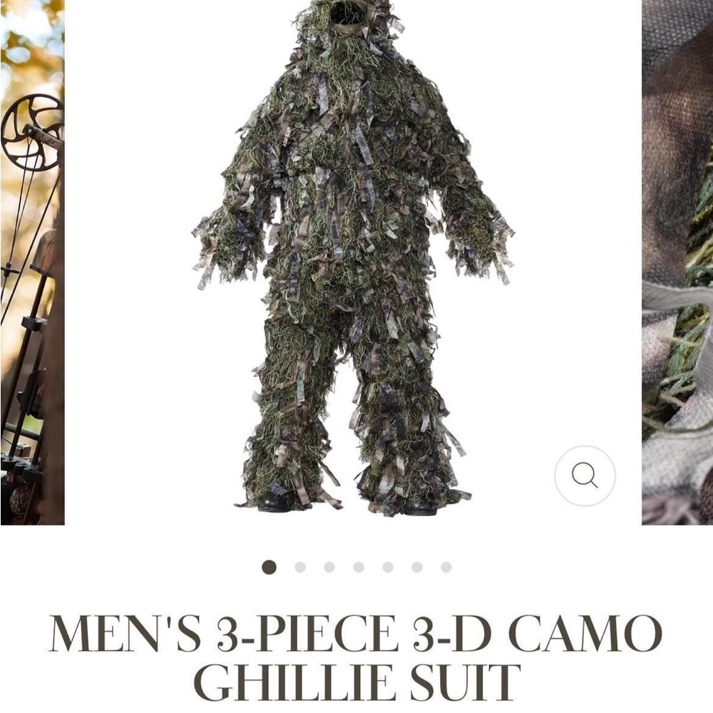 Men’s XL-2XL ghillied hunting suit